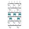 Sorbus Metal Coffee Mug Rack - Large 6 Row Wall Mounted Storage Display For Coffee Mugs, Tea Cups, Mason Jars, and More